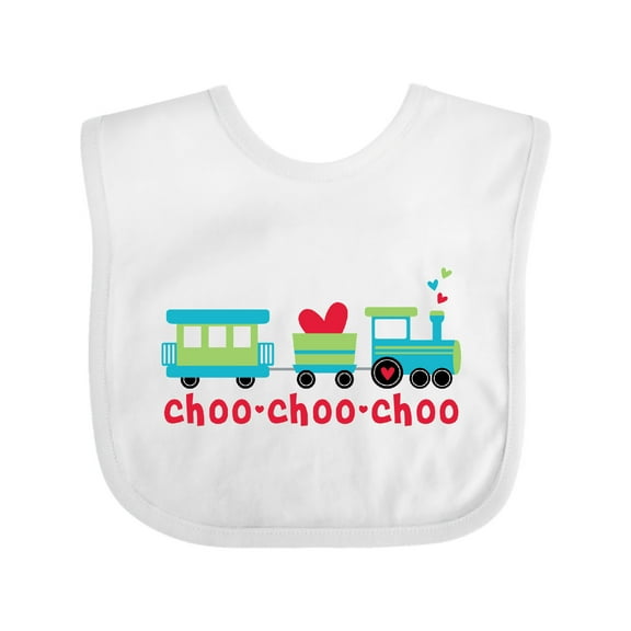 Inktastic Love Train Boys or Girls Baby Bib
