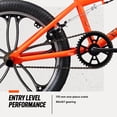 thumbnail image 4 of Mongoose Legion Mag BMX Freestyle Bike, 20-Inch Wheels, Ages 8 and up, Orange, 4 of 7