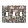 thumbnail image 5 of WOBOGO White Tulip Flowers 2-hole Switch Plates PC Flame Retardant Plastic Material Glossy Finish Smooth Touch 4.56x4.48x0.27in, 5 of 8