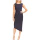 thumbnail image 2 of Vestido Asimétrico a rayas Vince Camuto azul grande, 2 of 2