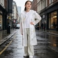 thumbnail image 5 of Kids EVA Raincoat Full Length, Childrens Hooded Waterproof Rain Poncho with Cute Print, Reusable Thickened Rain Gear for Kindergarten, School, and Outdoor Play, 5 of 9