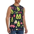 thumbnail image 2 of Balery Avocado Love Men's Sleeveless Muscle Shirts Workout Tank Top, Moisture Wicking, Odor Protection-Medium, 2 of 8