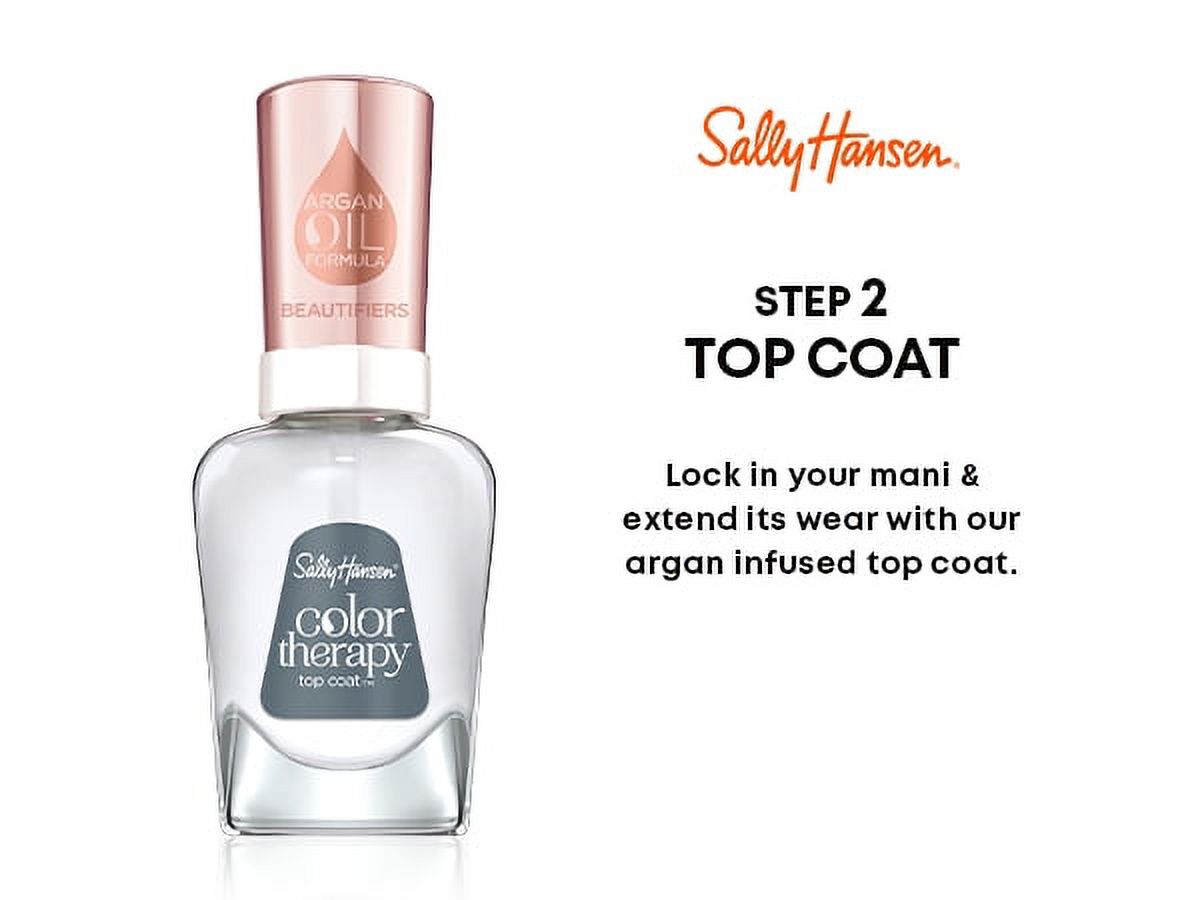 Sally Hansen Color Therapy Nail Color, In My Element, 0.5 oz, Color Nail Polish, Nail Polish, Nail Polish Colors, Restorative, Argan Oil Formula, Instantly Moisturizes - image 4 of 13