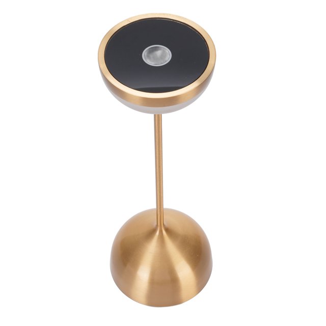 Lámpara de mesa inalámbrica, 3 temperatura de color 2000mah recargable táctil táctil lámpara de mesa batería dimmable de Aleaco de aluminio Alimentada para patio de