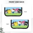 thumbnail image 2 of Lsque Sanrio Pattern Canvas Pen Case - Pencil Pouch - Makeup Bag - Zipper Pouch -Stationery Case - Storage High Capacity Bag Pouch Holder Box Organizer, 2 of 8