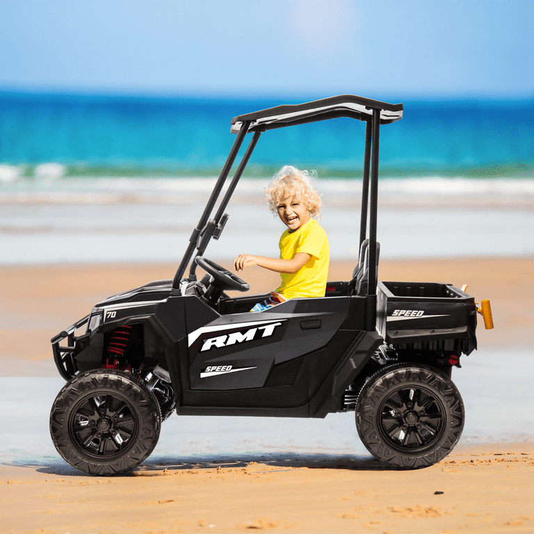 RICHRYCE 24V Ride on Car, 4WD Powered Ride on UTV for kids