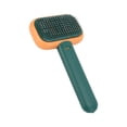 thumbnail image 3 of NFTIGB Dog Hair Brush Remove Floating Hair Multifunctional Self Cleaning Slicker Grooming Brush for Pets Cats Dogs, Orange Green (9 x 18cm / 3.5 x 7.1in), 3 of 9