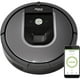 iRobot Roomba 960 Robot Aspirateur- Wi-Fi Connecté Cartographie, Fonctionne avec Alexa, Idéal pour les Poils d'Animaux, Tapis, Sols Durs, Noir – image 1 sur 5