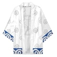 thumbnail image 2 of Gintama Sakata Gintoki Cosplay Cloak Kimono Cardigan Robe Cospaly Costume Print Casual Coat, 2 of 2