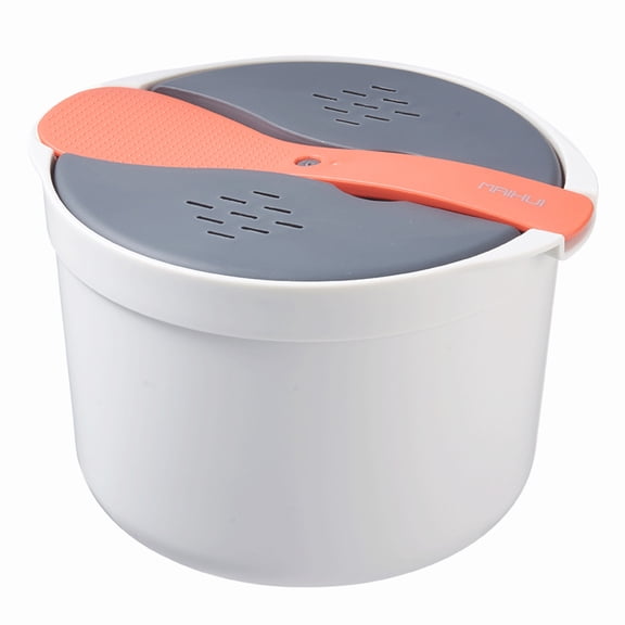 Microwave Rice Cooker 8 Cup Easy to Use Easy to Clean No Mess No Stress for Rice Pasta Vegetables
