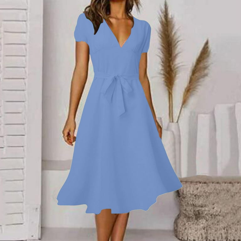 sachin and babi light blue dress Cocktail Party Dresses for Women main image 1