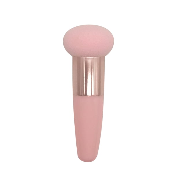 Fiudx Brocha para Base de Maquillaje, Esponja de Maquillaje Compacta y Portátil, Brocha Facial de Aplicación Suave, Set Base de Maquillaje de Cobertura Espectacular, Retícula Faciales Rápidos, Artícu