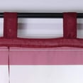 thumbnail image 2 of Store Romain avec Boucles Rideaux Cuisine Stores Romains Transparents Boucle Rideaux Moderne Voile, (Rouge Vin, 140 x 155cm), 2 of 3