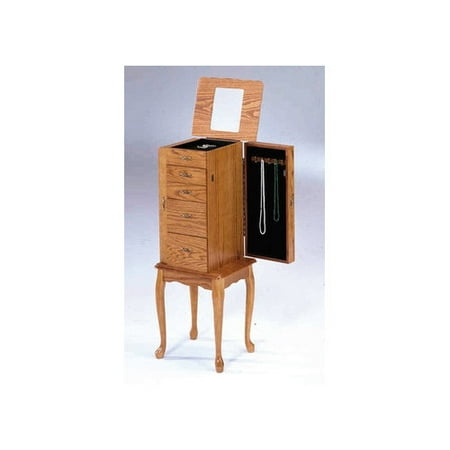 Bernards Jewelry Armoire with Mirror