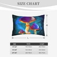 thumbnail image 6 of Balery Magic Mushrooms ,Fireflies Bedding Queen Pillow Cases - Envelope Closure - Soft Brushed Microfiber Fabric - Shrinkage and Fade Resistant Pillow Cases-16"x24", 6 of 9