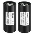 thumbnail image 1 of Uxcell Motor Start Capacitor 460-552uF/Mfd 125V 50/60Hz CD60 Run Capacitor 2 Pack, 1 of 5