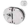 thumbnail image 3 of Cerradura De Puerta Corrediza De Empuje, Resistente, Duradera, Instalación Simple, Cerradura De Vidrio De Doble Puerta Para Puerta De Vidrio Sin Marco Para Oficina Para El Hogar, 3 of 7