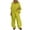 Green, variant on MDUKONU Women's 2-Piece Linen Set - V-Neck Batwing Sleeve Top & Wide Leg Pants Green M