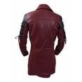 thumbnail image 3 of Chaqueta de cuero de motocicleta de gran tamaño para hombres europeos y americanos, ropa para hombres, 3 of 5