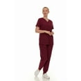 thumbnail image 6 of HEAL+WEAR Soft Stretch Scrub Set 4-Way Stretch V-Neck Top & Cargo Jogger Pants for Women, 6 of 6