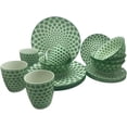 thumbnail image 1 of Royal Haus By Apolo | Vajilla de Cerámica Elegante de 16 Piezas: Taza, Tazon, Plato Ensaladero Y Plato Trinche 3A105 Verde, 1 of 9