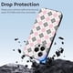 thumbnail image 4 of Funda de TPU a cuadros para iPhone 16 Pro: ultrafina, a prueba de golpes, antiamarilleo, resistente a arañazos, compatible con carga inalámbrica, agarre mejorado, estilo negro., 4 of 7