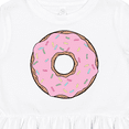 thumbnail image 4 of Inktastic Pink Donut with Sprinkles Girls Toddler Dress, 4 of 5