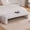 Ivory, variant on MDAQMD 66.7"Bedroom End Of Bed Bench Comfortable End Of Bed Ottoman Modern Chenille Extra Wide Entryway Daybed Chaise Living Room Entryway Bench Navy