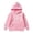 Pink, variant on Zylarhe Girls Pullover Children's Fashion Hooded Pullover Casual Winter Letters English Print Pocket Decoration Children's Clothing Sweatshirt Grey 6-8 Years