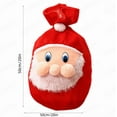thumbnail image 3 of Christmas Velvet Santa Bags 20'' x 20'' Reusable Santa Gift Sack with Drawstring Santa Claus Bag Christmas Gift Presents Bags for Santa Costume Holiday Party Supplies Gift Wrap, 3 of 7