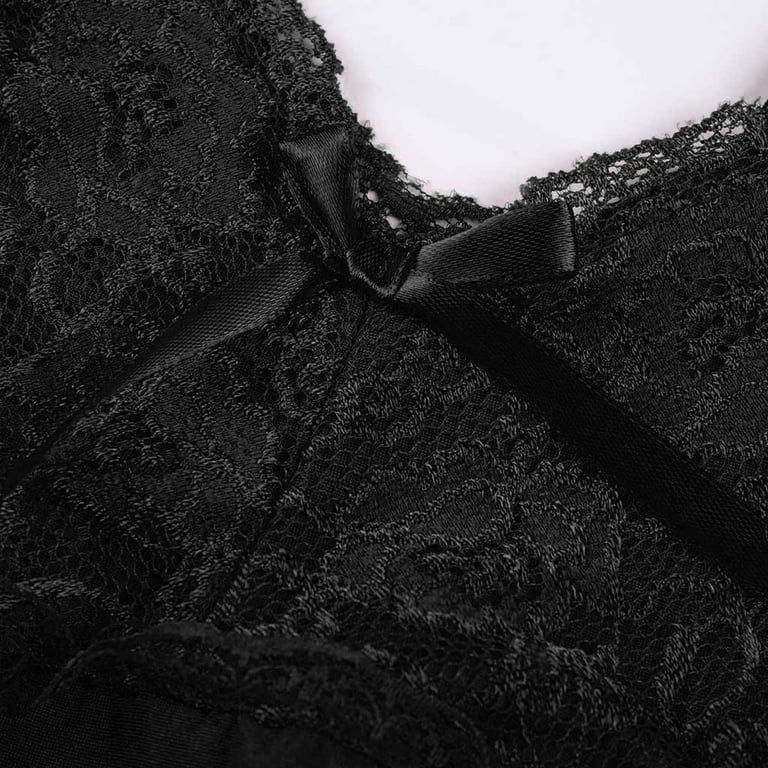 LBECLEY Lace Biker Shorts Set Panty Sets Women and Sleepwear Jumpsuit  Lingerie Set Fashion Lingerie Underwear Lingerie Lace Pajamas Bra Garter  Under Wear Black Xxxxxl 