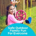 thumbnail image 2 of Jungle Gym Kingdom Swing Set Accessories - Playground Equipment (Pink), 2 of 5