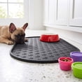 thumbnail image 2 of Pet Silicone Mat with Raised Edge, Paw Pattern Waterproof Non-Slip Mat for Dog & Cat Feeding, Easy to Clean and Anti Splash, 2 of 5