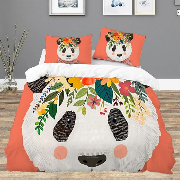 Animal Twin Size Bedding Set Duvet Cover Set Bed Linen Sets Comforter Queen Double Sheets Home Textile GardenBed Sheets