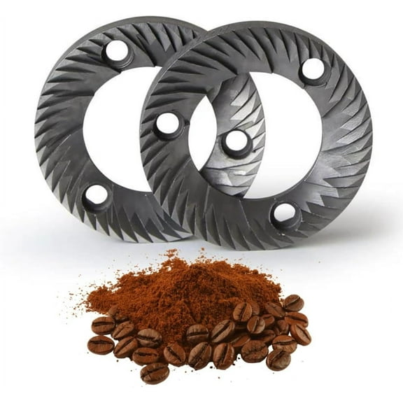 Fiorenzato 64mm Burr Set Suitable For F64 EVO Coffee Grinder, Coffee Grinder Replacement Burrs, Grinder Burrs, Standard, Silver