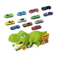 thumbnail image 2 of Dinosaurio Yotijar Devorando coche Vehículo juguetes Portador Camión Educación Temprana con 12 minicoches, 2 of 7