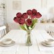 thumbnail image 4 of Ramo de flores de tulipán artificial 9 piezas – Tulipanes falsos Real Touch para decoración del hogar, centros de mesa de boda, arreglos de jarrones de mesa, decoraciones para salón y comedor, 4 of 7