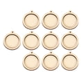thumbnail image 2 of jifeng 10 Pieces Small Cross Stitch Hoops for Festivals Decoration DIY Frame Crafts Round, 2 of 9