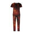 thumbnail image 5 of Family Pajamas Matching Sets - 2 piece "Help" Print Short Sleeved Top Pants Loungewear Set, Matching Family Pjs for Halloween Nights for S Pjs, 5 of 5