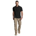 thumbnail image 2 of Camisas Polo para Hombre de 2 Paquetes de Manga Corta Rendimiento Camiseta Deportiva Golf Camisa Táctica Color Negro Puro, 2 of 5