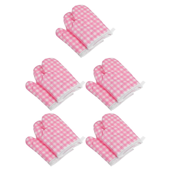 UPOUART Set of 10 Cooking Gloves Non- Oven Mitts for Kitchen Safety and