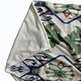 thumbnail image 2 of Simply Daisy Bombay Medallion Fleece Throw Blanket, Dark Cobalt, Small Throw, 2 of 4