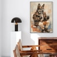thumbnail image 5 of Hudo Norwegian Elkhound Funny Dog Poster Bathroom Wall Art Decor - Norwegian Elkhound Dog Canvas Wall Art - Home Decor - Dog House Decor, 5 of 5
