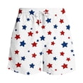 thumbnail image 4 of Bainana Mens Swim Trunks American Flag Patriotic Swim Shorts Independence Day Soft Breathable Summer Holiday Swimwear, 4 of 4