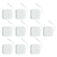 thumbnail image 4 of 10 parches de electrodos de 2 pulgadas con conector de clavija de 2 mm, parches de electrodos de masaje reutilizables para electroterapia, 4 of 12