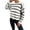 White, variant on Ediodpoh Women Fashion Casual Long Sleeve Knit Sweater Lightweight Stripe Pullover Sweater Top Womens Sweaters Khaki L