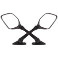 thumbnail image 3 of Handlebar Mirrors, Stylish Weatherproof Motorcycle Mirrors Shockproof  For T- YZF-R3 YZF-R25 Type 2, 3 of 8