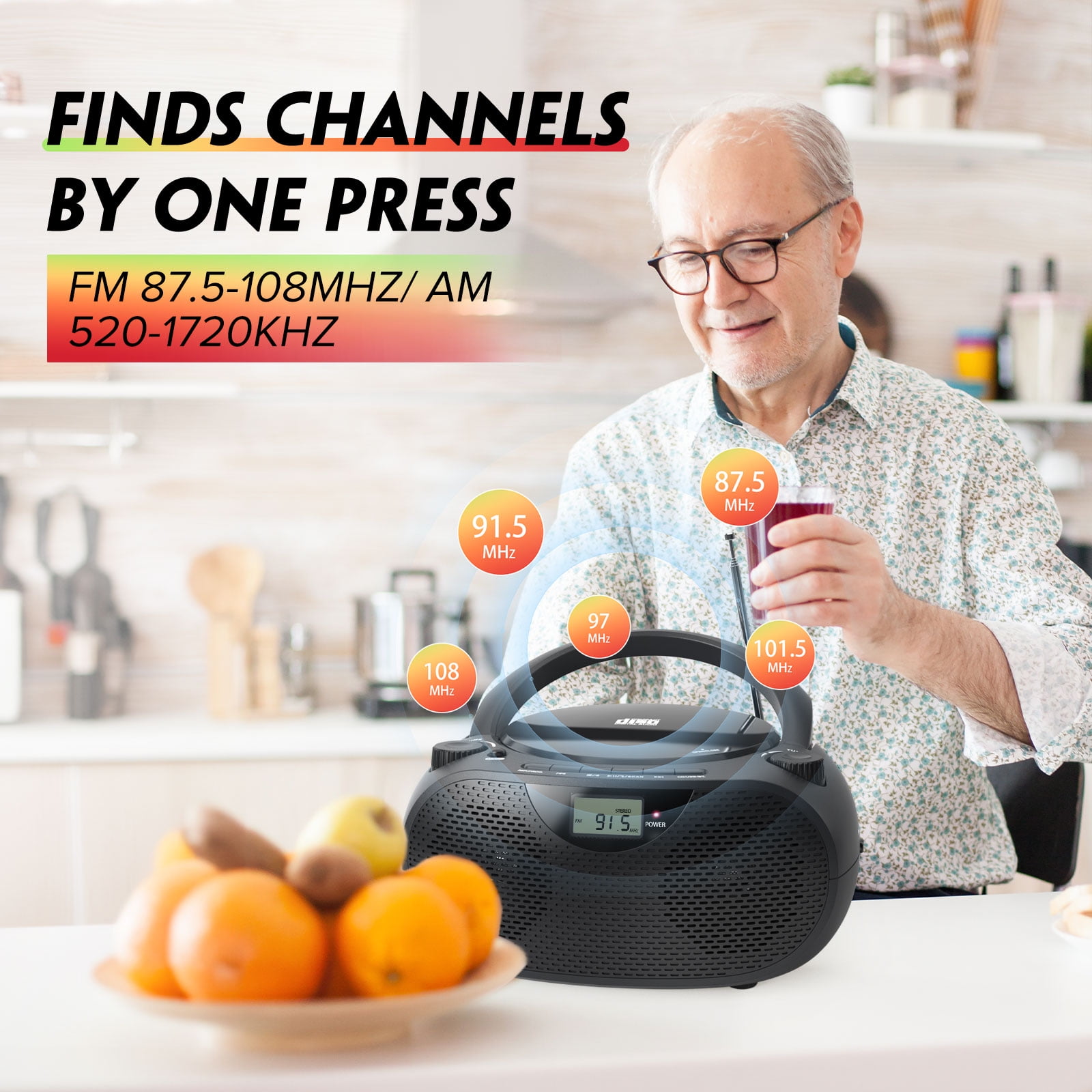 Amazon.com: JWIN Bass Boost Personal CD Player : Electronics