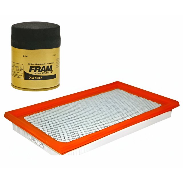 Kit De Filtro de Aire y Filtro de Aceite Sintético 2 PIEZAS Compatible con Dodge Atos L4 1.1L DE 2005 A 2012