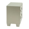 thumbnail image 3 of Silver Mirrored 2 Drawers Nightstand - Build For Bedroom Option Piece Storage Contemporary With & Design Strong Versatile, 3 of 3